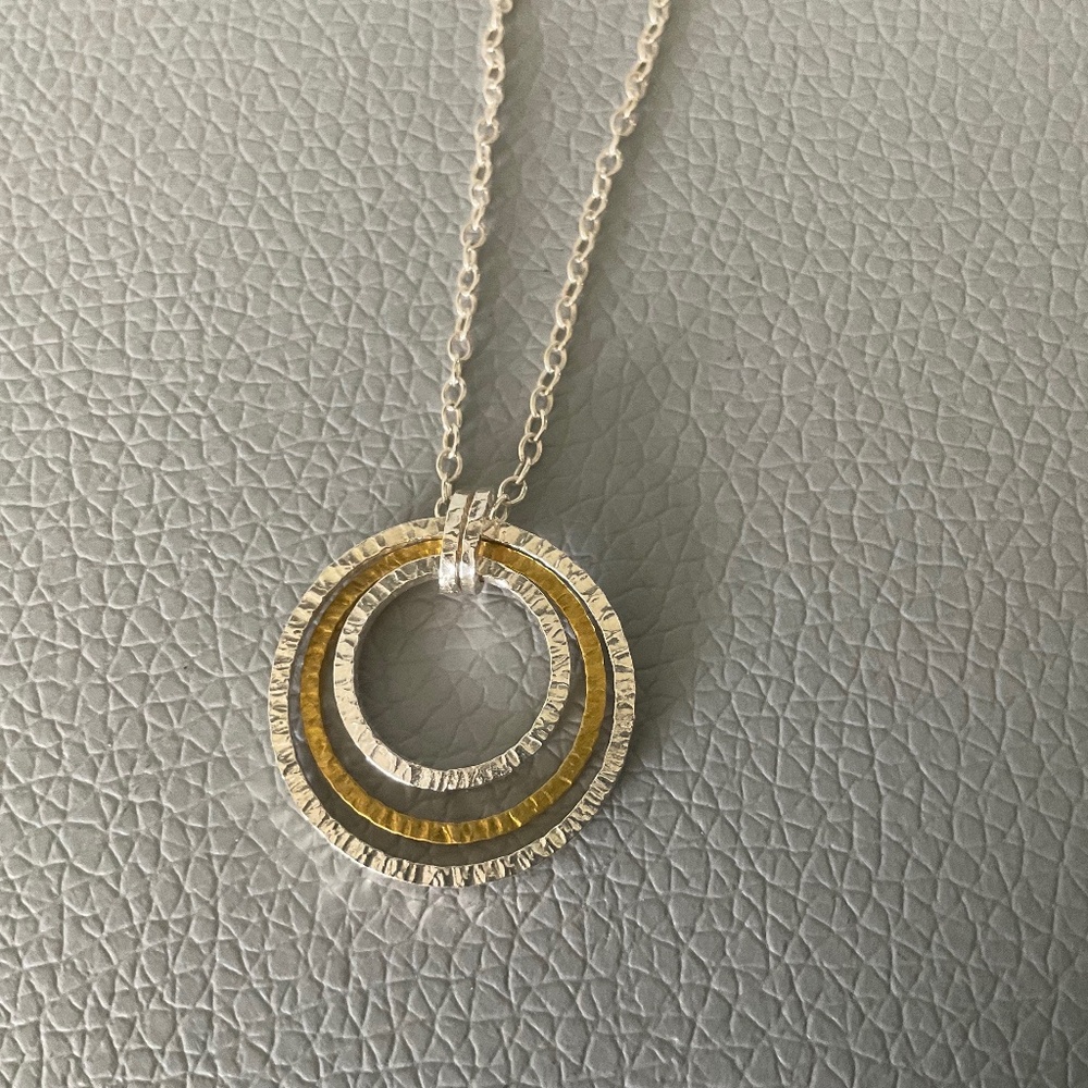 Silpada Circles Necklace 16"
